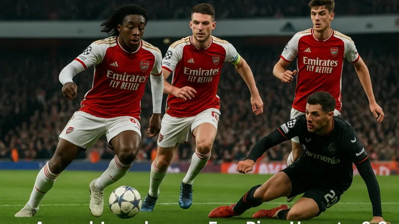 Arsenal-Leverkusen : Eze, Rice, Havertz, 3-0