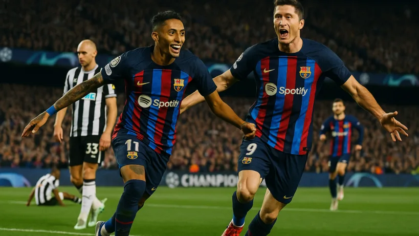 Barcelona Newcastle United FC : Barça-Newcastle : festival 7-2, résumé