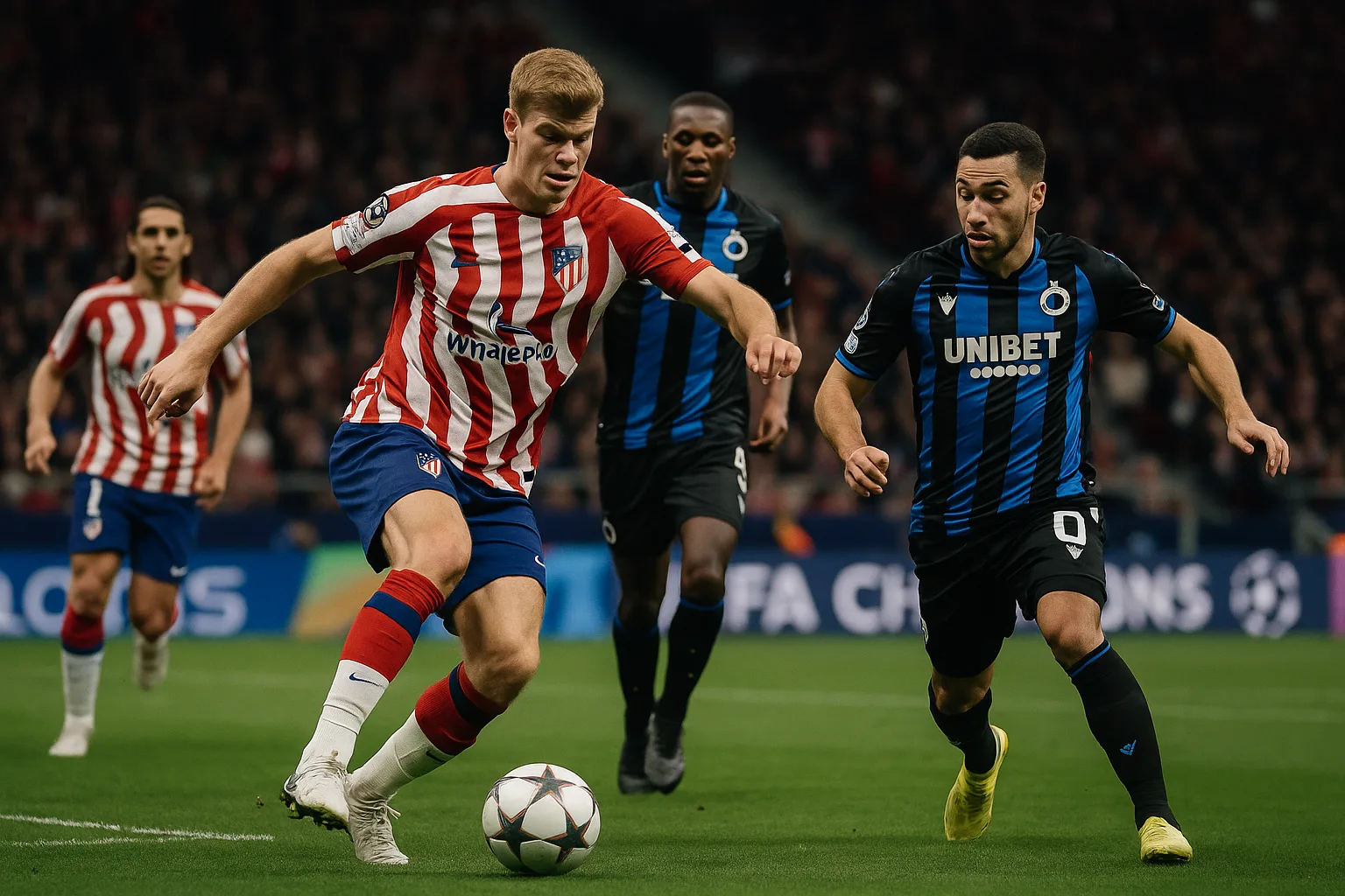 Club Atlético de Madrid vs Club Brugge KV : large victoire