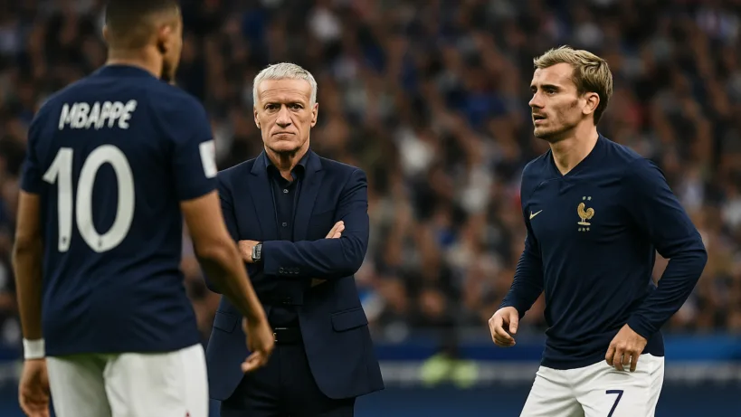 Deschamps face au casse-tête Mbappé-Griezmann