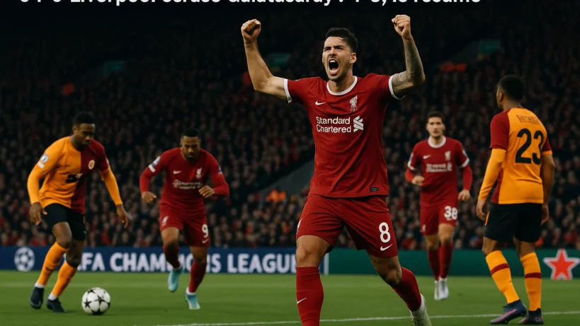 Liverpool écrase Galatasaray : 4-0, le résumé