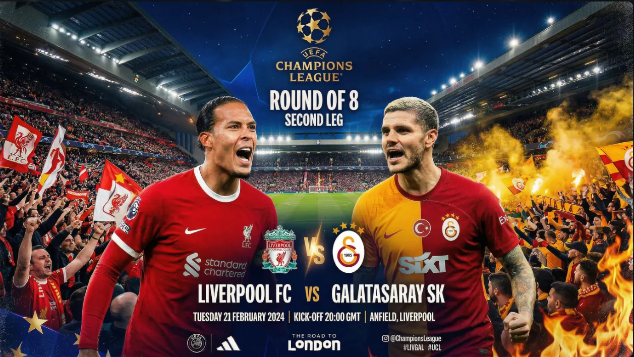 Liverpool vs Galatasaray : choc décisif en 8e de finale