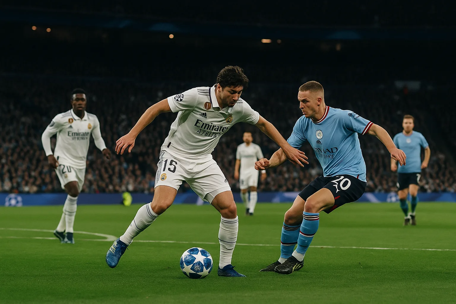 match 8 eme de finale real madrid vs manchester city: analyse
