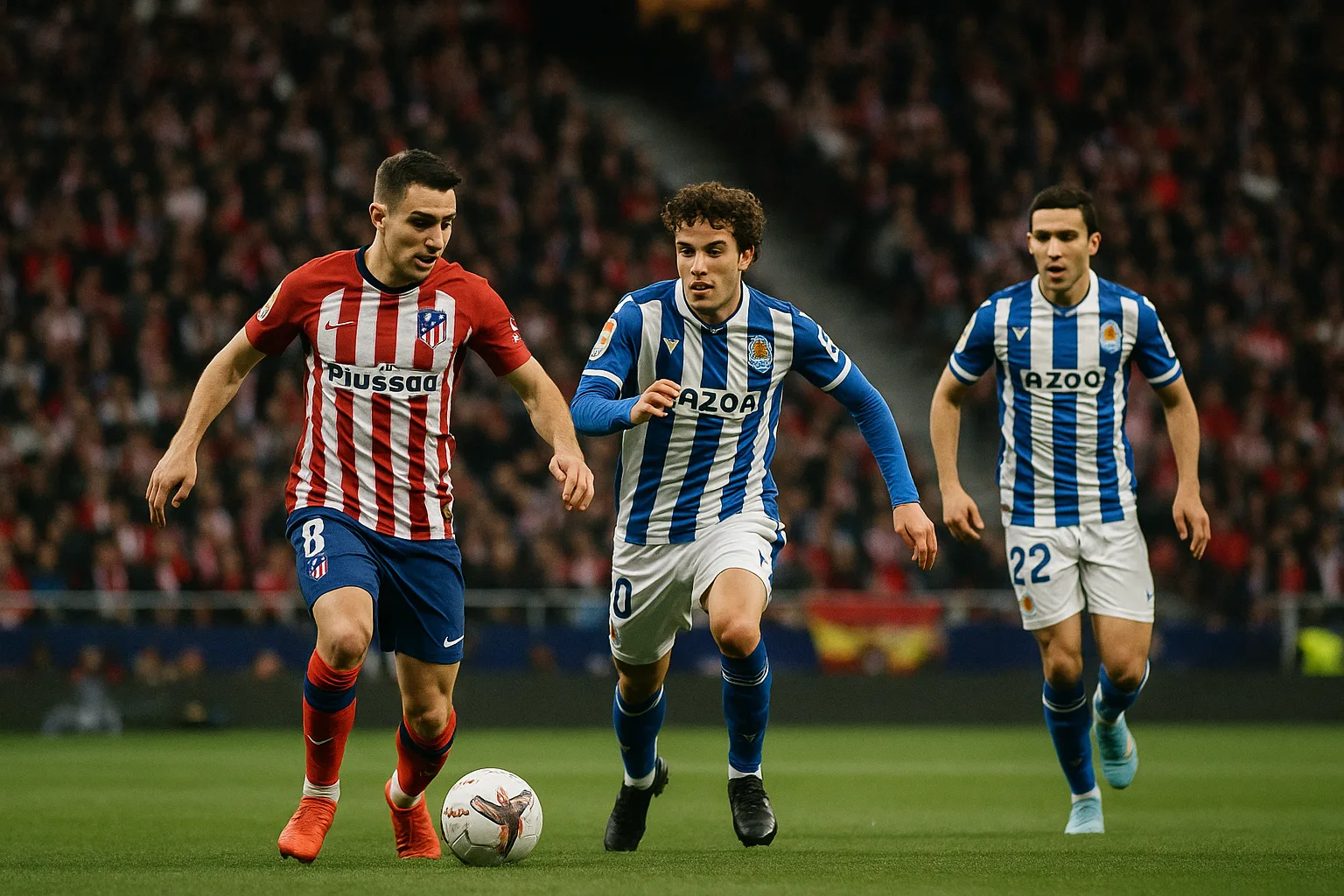Affiche du match Atlético Madrid vs Real Sociedad en Liga