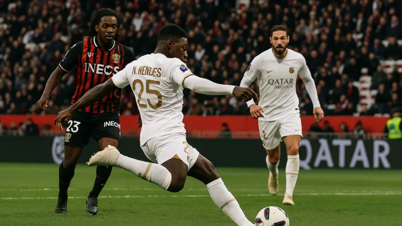 Nice-PSG : Paris frappe fort (0-4), Mendes lance le show