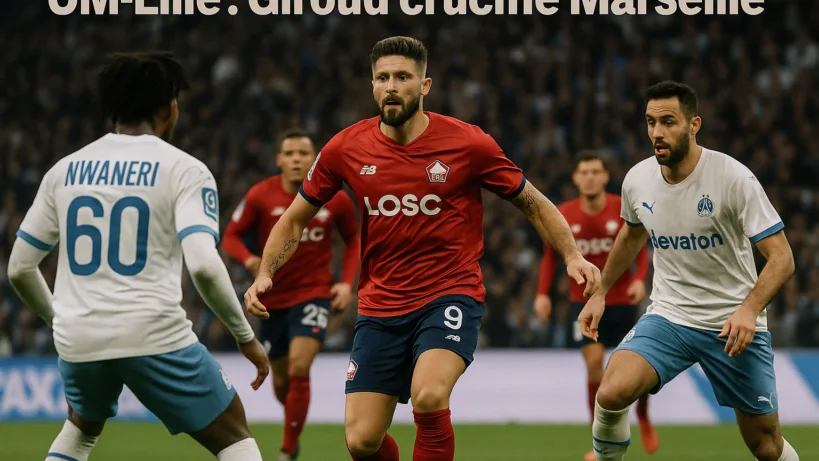 OM-Lille : Giroud crucifie Marseille (1-2)