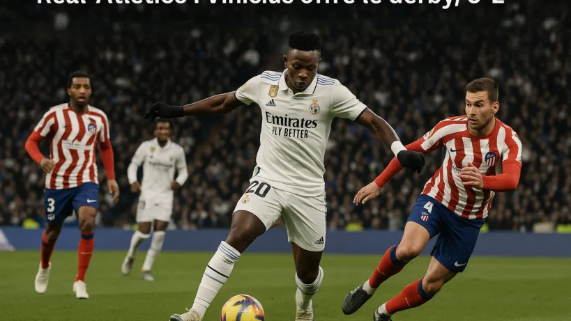 Real-Atlético : Vinicius offre le derby, 3-2