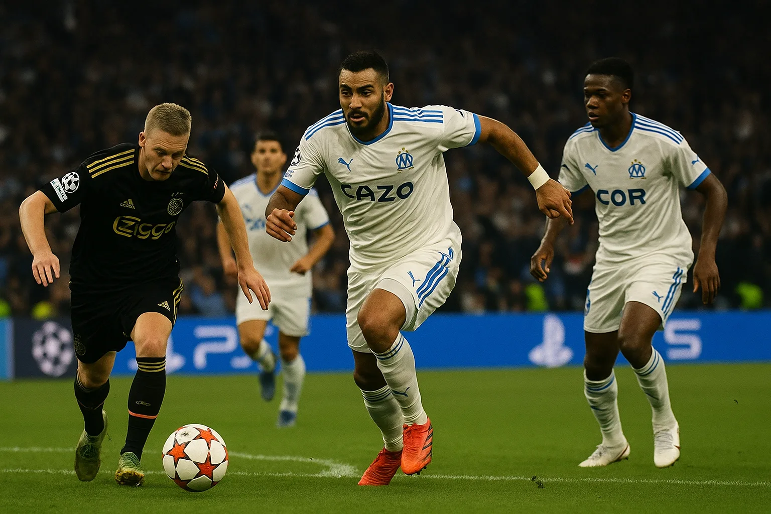 Une tornade sur l'Ajax : l'OM frappe fort (4-0)