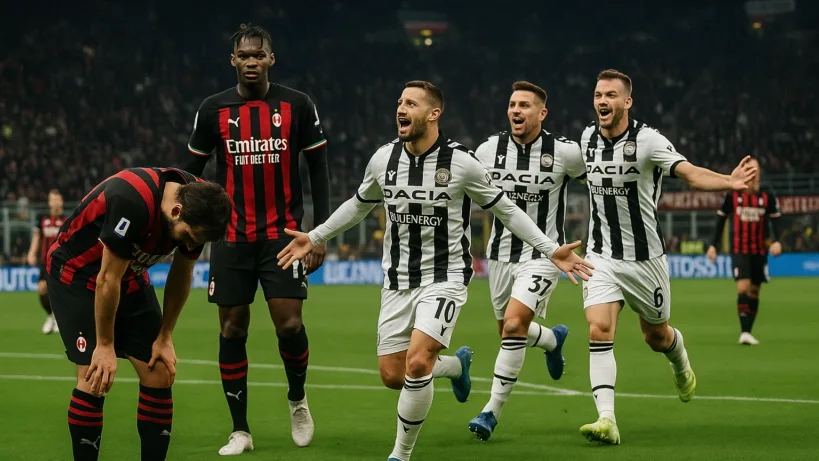 AC Milan Udinese Calcio résumé : Milan humilié 0-3