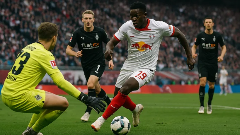 RB Leipzig Borussia Mönchengladbach résumé : 1-0, Diomandé réalise un match décisif
