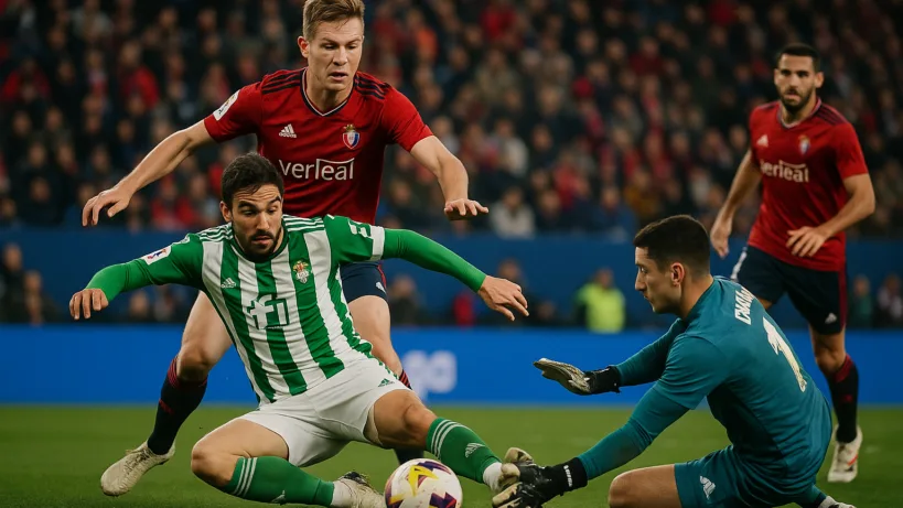 CA Osasuna Real Betis Balompié résumé : 1-1, Betis piégé