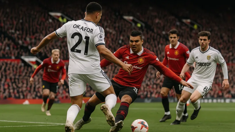Manchester United FC Leeds United FC résumé : 1-2, Okafor