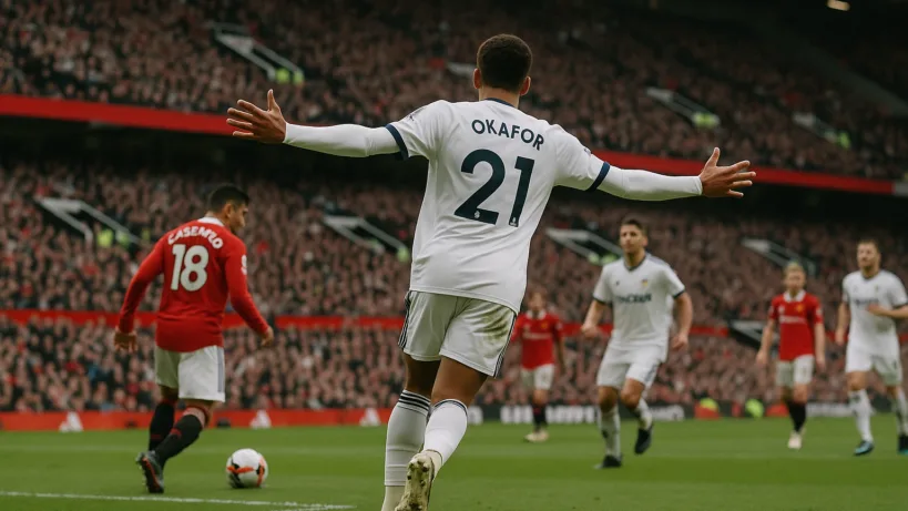 Manchester United FC Leeds United FC résumé : 1-2, Okafor