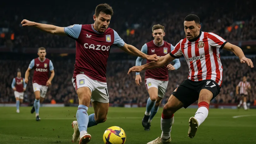 Aston Villa FC Sunderland AFC résumé : 4-3, chaos total