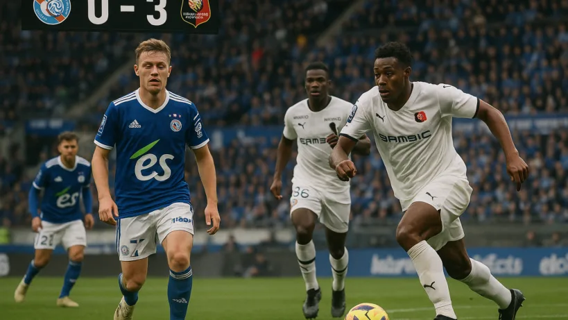 Strasbourg Alsace Rennais FC 1901 résumé : 0-3