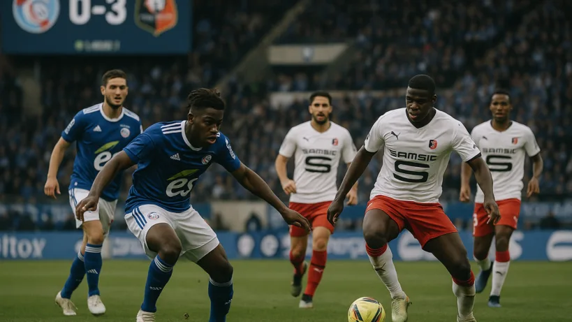 Strasbourg Alsace Rennais FC 1901 résumé : 0-3