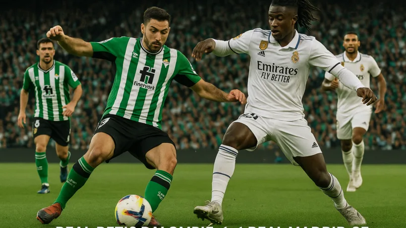 Real Betis Balompié Real Madrid CF résumé : 1-1, égalité sur le fil