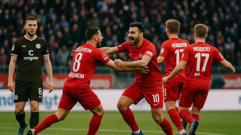 1. FC Heidenheim 1846 St. Pauli 1910 résumé : 2-0, le plan parfait