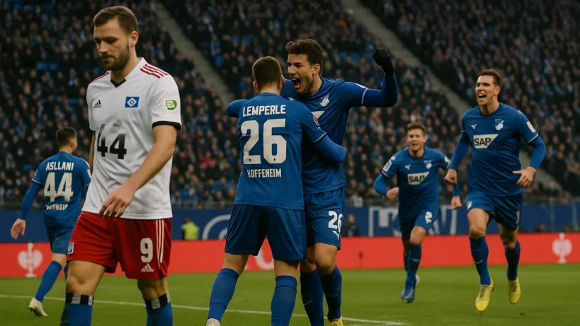 Hamburger SV TSG 1899 Hoffenheim résumé : 1-2, coup de froid