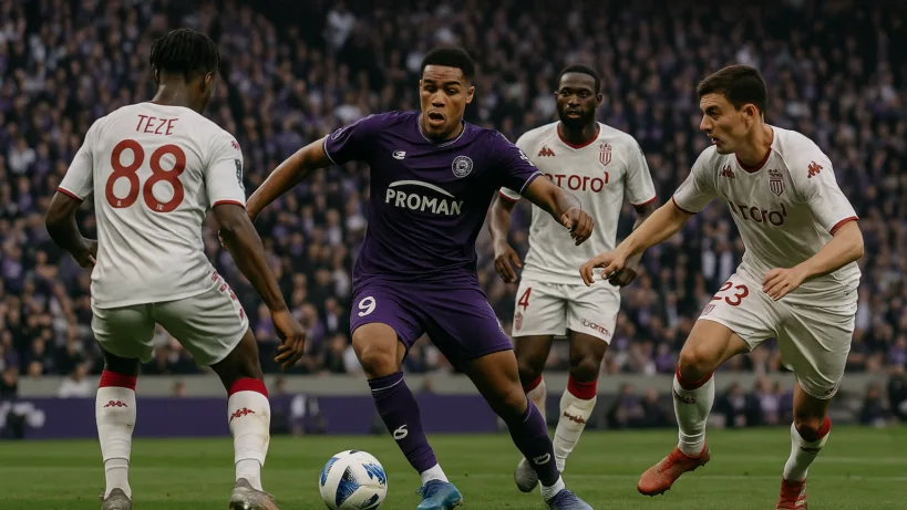 Toulouse FC Monaco FC résumé : Toulouse arrache le 2-2