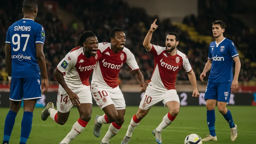 Monaco FC AJ Auxerre résumé : Monaco arrache le 2-2 à Louis-II