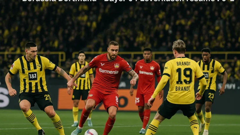 Borussia Dortmund Bayer 04 Leverkusen résumé : 0-1