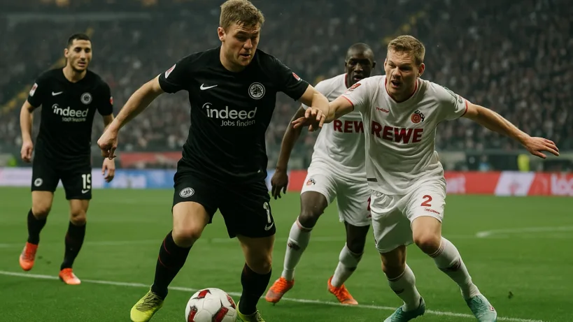 Eintracht Frankfurt 1. FC Köln résumé : 2-2, chaos total