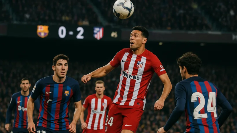 Barcelona Club Atlético de Madrid résumé : Barça 0-2