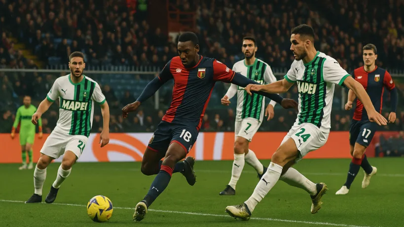 Genoa CFC US Sassuolo Calcio résumé : Genoa s’impose 2-1
