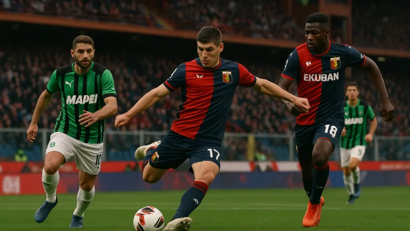 Genoa CFC US Sassuolo Calcio résumé : Genoa s’impose 2-1