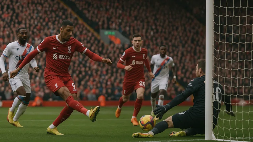 Liverpool FC Crystal Palace FC résumé : Liverpool s’impose