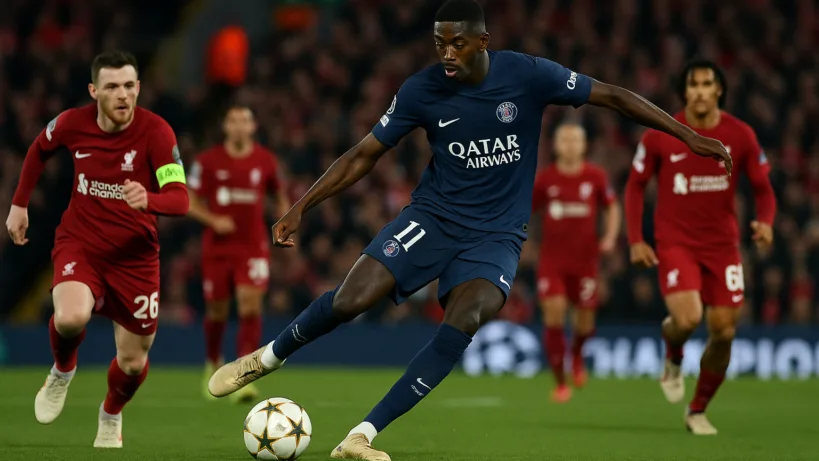 Liverpool FC Paris Saint-Germain FC résumé : 0-2, Dembélé