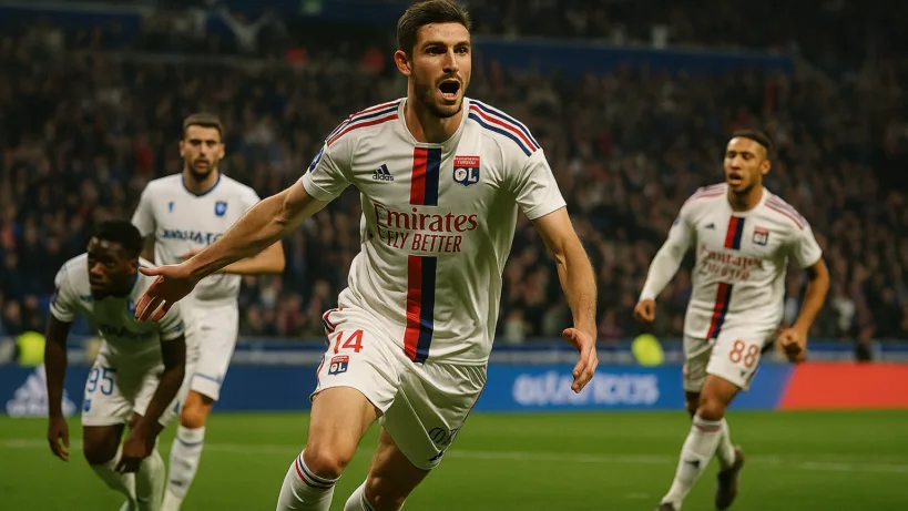 Lyonnais AJ Auxerre résumé : l’OL s’impose 3-2, Yaremchuk en sauveur