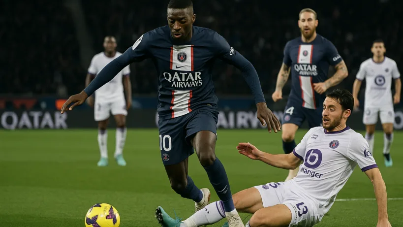 Paris Saint-Germain FC Toulouse FC résumé : PSG 3-1