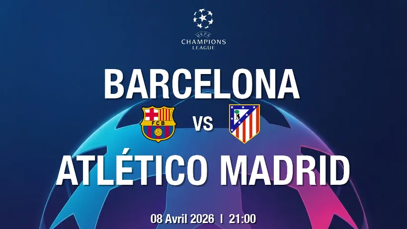 pronostic Barcelona Club Atlético de Madrid : choc à 21h