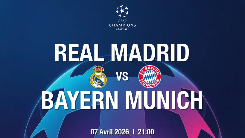 pronostic Real Madrid CF Bayern München : choc XXL à 21h