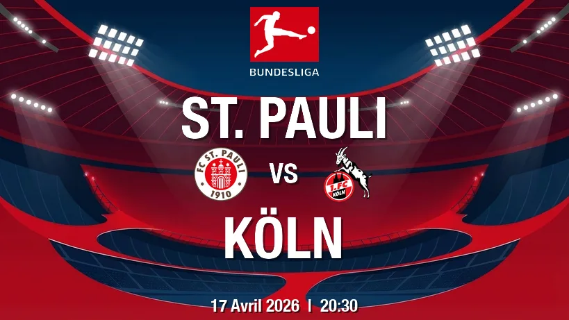 pronostic St. Pauli 1910 1. FC Köln : duel sous tension