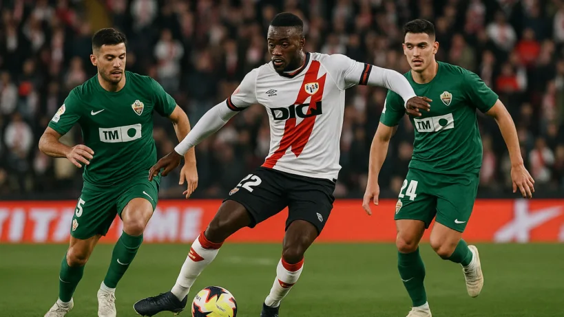 Rayo Vallecano de Madrid Elche CF résumé : 1-0, Nteka libère