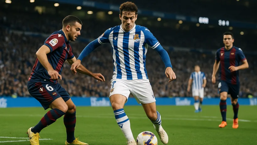 Real Sociedad de Fútbol Levante UD résumé : 2-0, victoire net