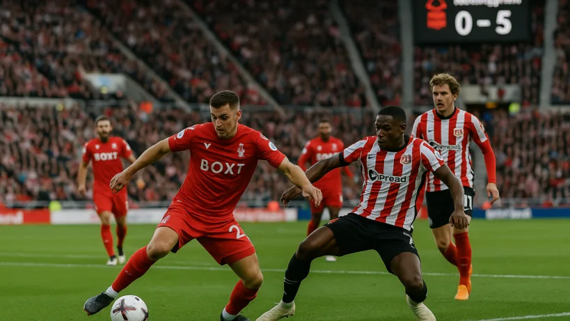 Sunderland AFC Nottingham Forest FC résumé : 0-5, Nottingham Forest écœure les Black Cats