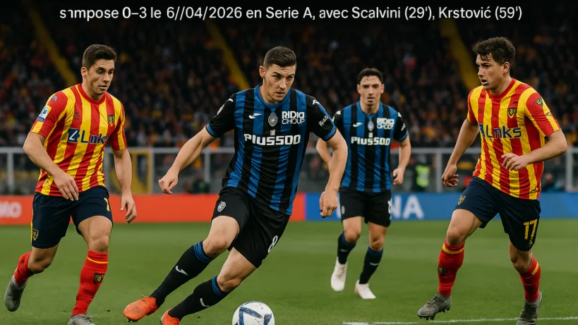 US Lecce Atalanta BC résumé : l’Atalanta s’impose 0-3