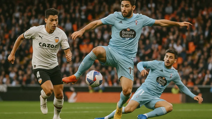 Valencia CF Celta de Vigo résumé : Valence renversé 2-3