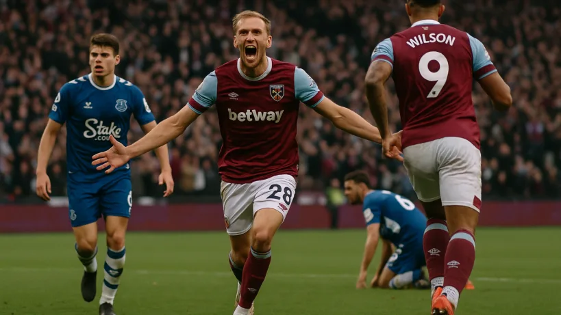 West Ham United FC Everton FC résumé : West Ham 2-1 Everton