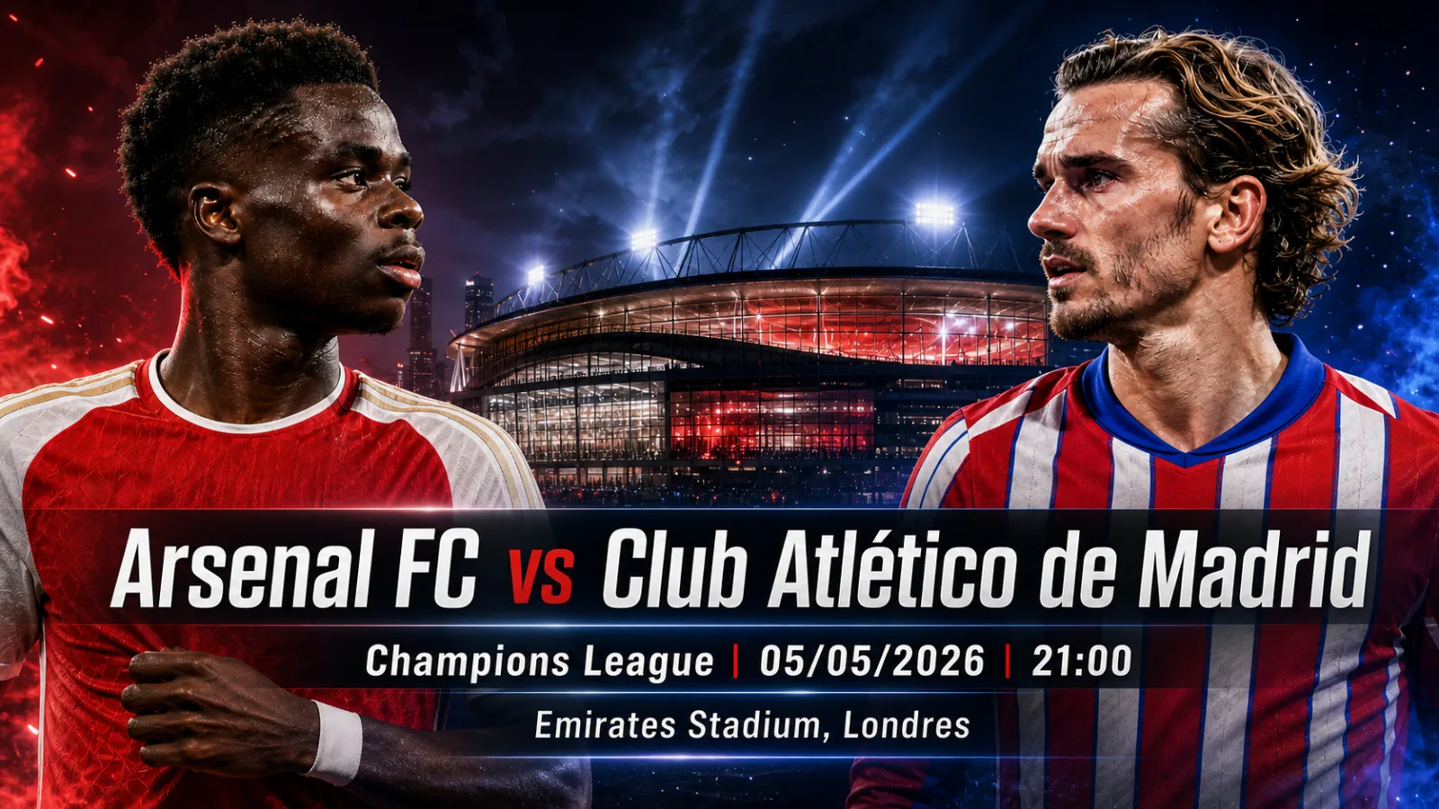 Arsenal Club Atlético de Madrid pronostic : choc européen à l'Emirates