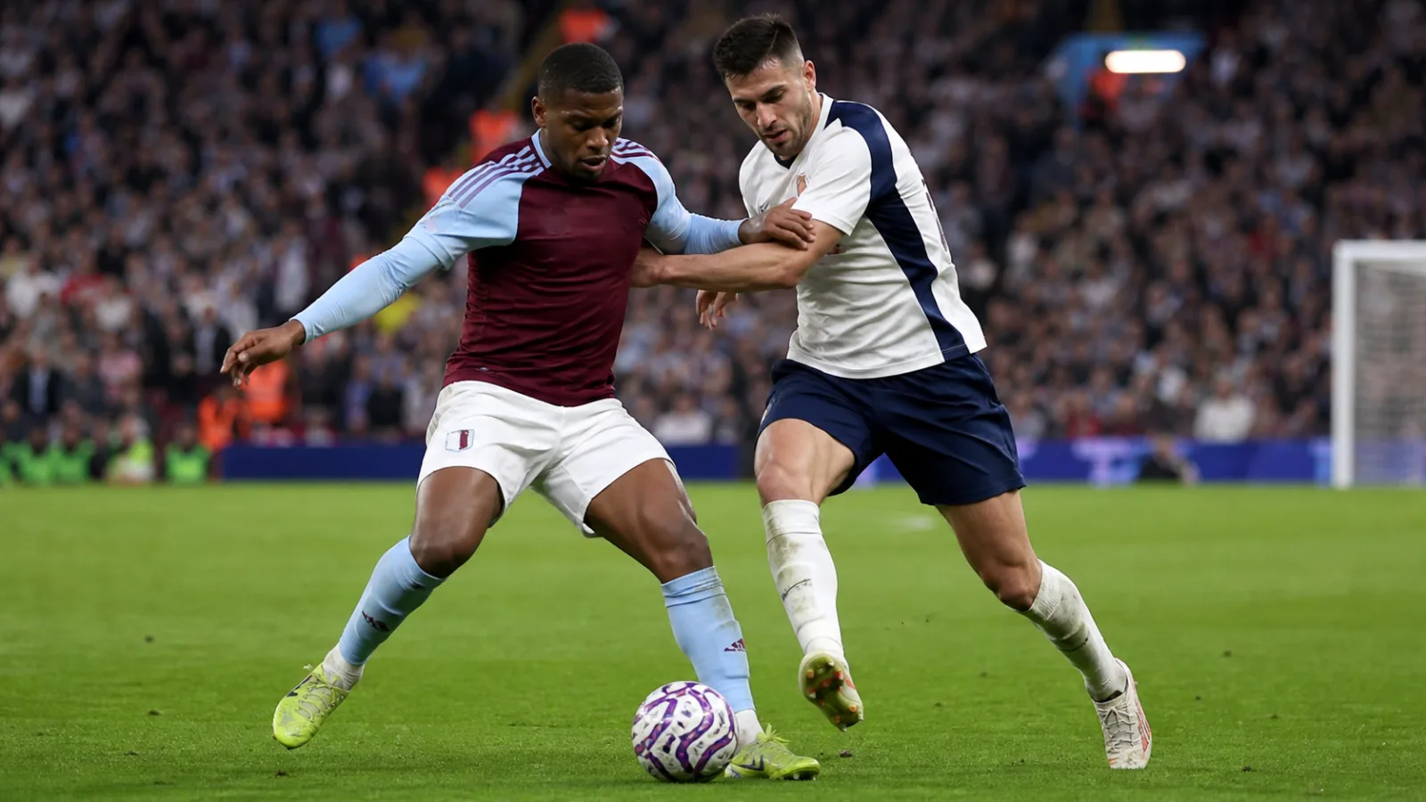 Aston Villa Tottenham Hotspur - duel intense entre Aston Villa et Tottenham à Villa Park