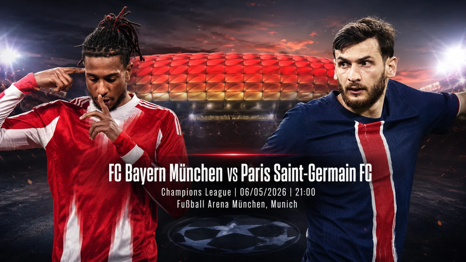 Bayern München Paris Saint-Germain pronostic : le choc européen sous très haute tension