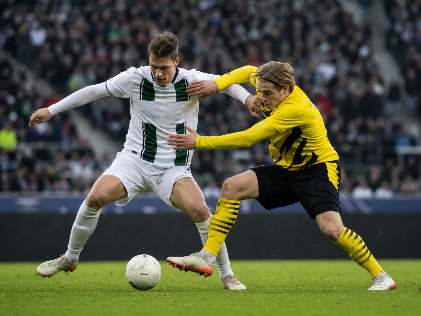 Borussia Mönchengladbach Borussia Dortmund - duel intense de Bundesliga au Borussia-Park entre Gladbach et Dortmund
