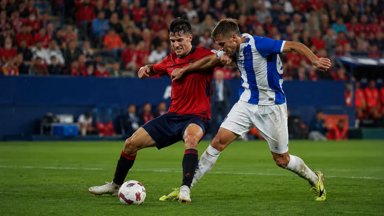 CA Osasuna RCD Espanyol de Barcelona duel de Liga dans une ambiance de match intense
