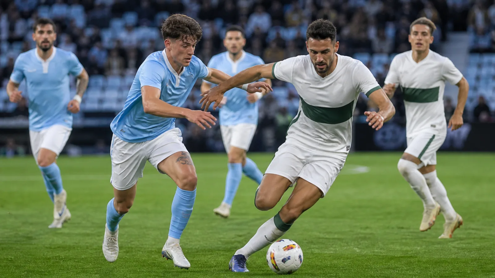 Celta de Vigo Elche : duel réaliste pendant le match de Liga entre le Celta et Elche