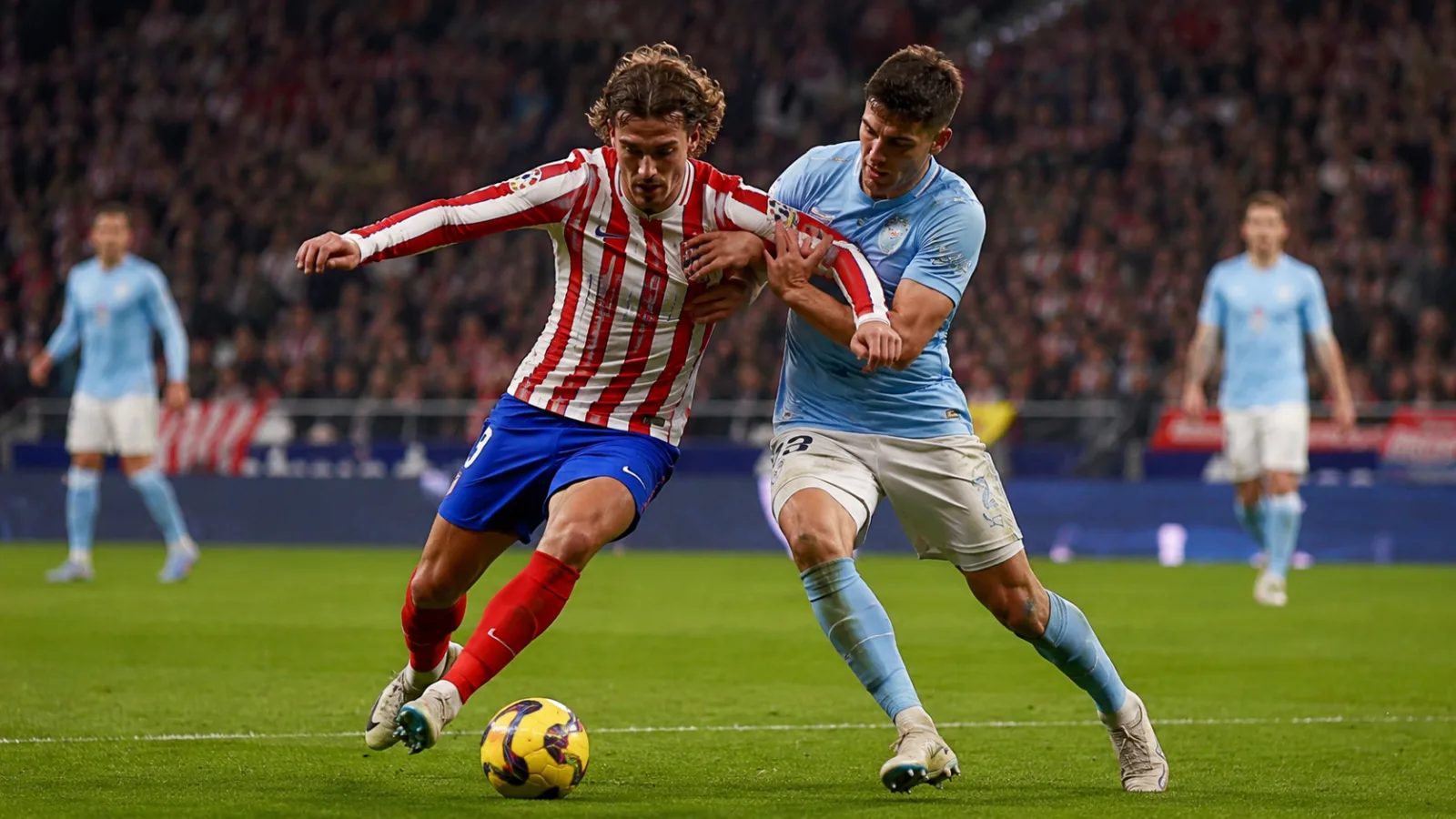 Club Atlético de Madrid Celta de Vigo - duel intense entre l’Atlético et le Celta lors du match de Liga